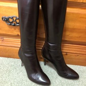 Jimmy Choo Brown Kirby Knee High Boot EU 38.6 US 7